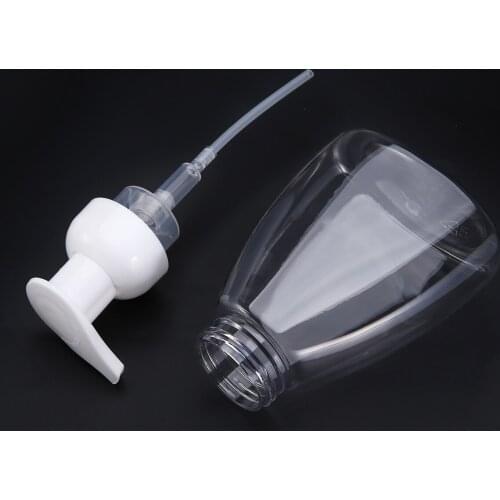 Bathroom 300ml Foaming Pump Bottle Clear Shampoo Soap Press Dispenser Bottle Foam Mousses Liquid Soap Container Tool