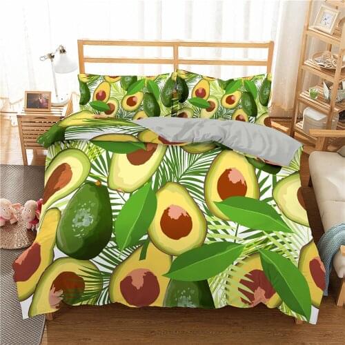 Avocado Bedding Set for King Size Green refreshing Bed Linen Bedclothes Bed Set 228x228 Double size Duvet Cover Set Dropshiping