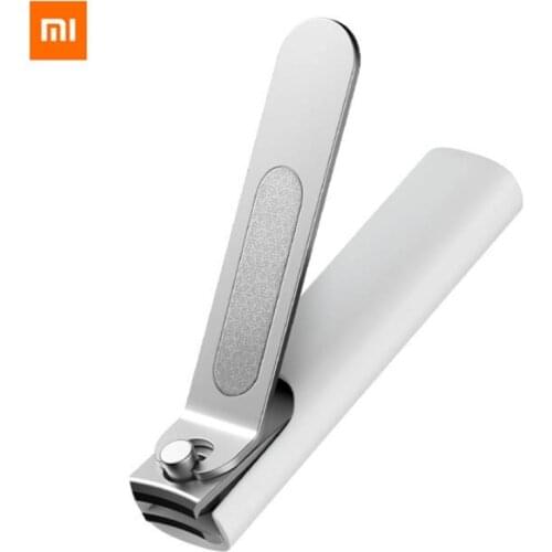 Xiaomi Mijia Stainless Steel Nail Clipper With Anti splash cover Trimmer Pedicure Care Nail Clippers Professional File