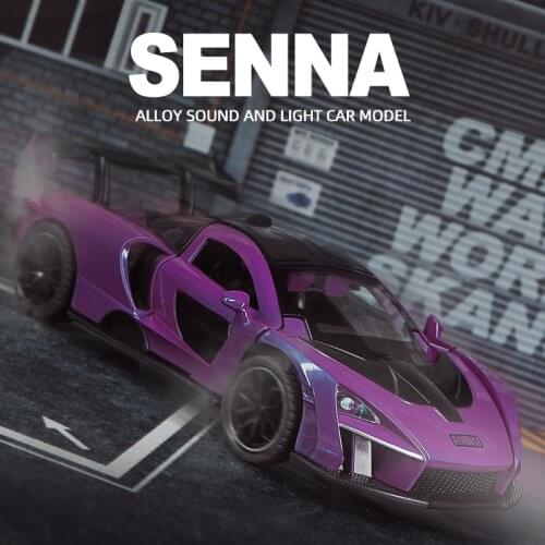 NEW 1:32 McLaren Senna Sports Car Alloy Car Model Diecasts & Toy Vehicles Toy Car Metal Collection High Simulation Kids Toy Gift