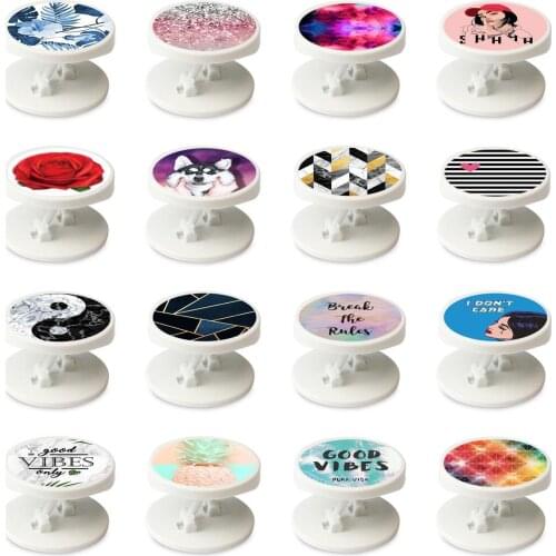 Marble Expanding Stand Grip Mount Phone Fold Mobile Smartphones Pocket Desktop Stand Bracket Phone Stand Holder