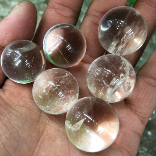 Natural white crystal, mini ball, crystal perfect