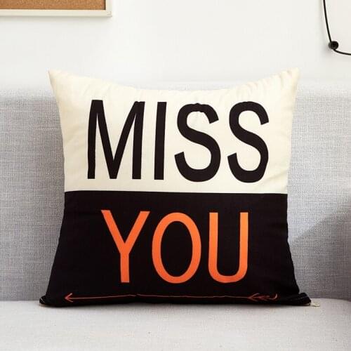 Sofa cushion cover car Throw Pillowcase cartoon office waist napping pillow bedside pillow cover home decoration