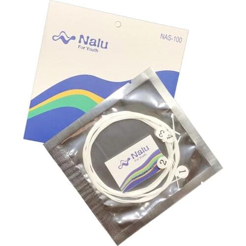 New arrival 4pcs/set NAS-100 Ukulele String Chord White Nylon Music Instrument Accessories Spare Parts