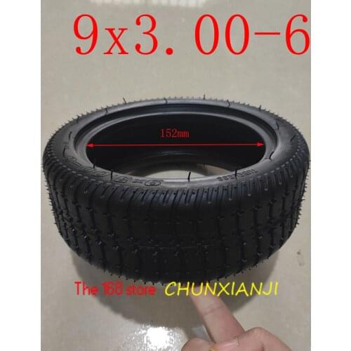 NEW 9X3.00-6 Tubeless Vacuum Tyres 9inch Single Mini Motorcycle Mini Electric Scooter Shaft Brushless Gearless Motorcycle Parts