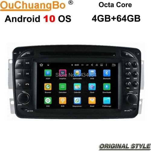 Ouchuangbo Car GPS DVD Radio Stereo for Mercedes Benz Viano W208 Vito G-W463 With 8 Cores Mirror Link Android 10 OS ROM 64GB