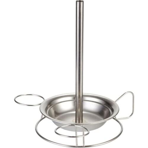 Stainless Steel Stand Holder Chicken Cooker Barbecue With Handle Chicken Roaster Grill Tools For BBQ