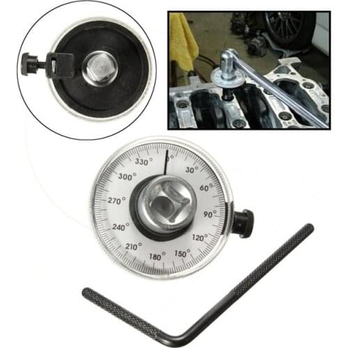 Professional Adjustable 1/2 inch Drive Torque Angle Gauge Car Auto Garage Tool Set Measurer Hand Tool Wrench