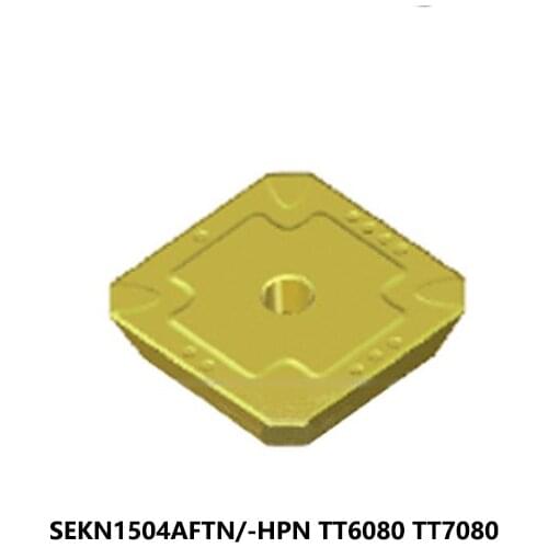 TaeguTec SEKN1504AFTN-HPN TT7080 Carbide Inserts SEKN 1504 AFTN HPN Lathe Cutter Tools Original CNC Tools inserto para torno