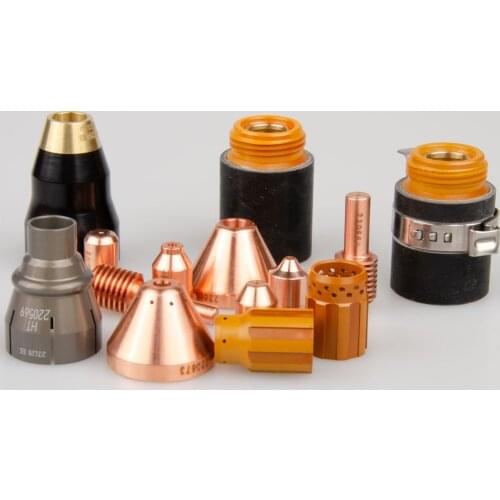 Powermax 35/45 Electrode Nozzle Shield/Deflector Retaining cap Swirl ring