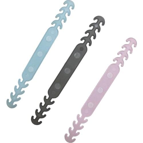 10Pcs Universal Anti-slip Extension Clasp Mask Hook For Masks Elastic Adjustment Belt Adjustable Mask Ropes Hanging Buckle Hooks