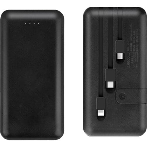 10000mAh / 20000mAh External Battery Power Bank With Micro USB Type-c Cable 2A Fast Charging Powerbank For Smart Mobile Phone