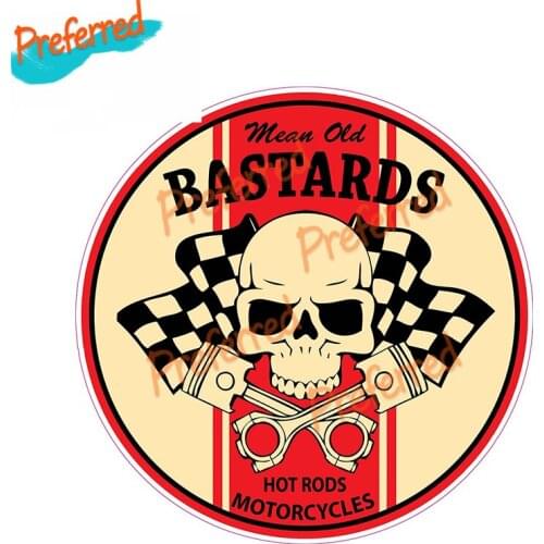 High Quality Mean Old Bastard Decal Funny Car Stickers Waterproof Accessories Decal Vinyl Decor Window Bumper DIY AUTO Body