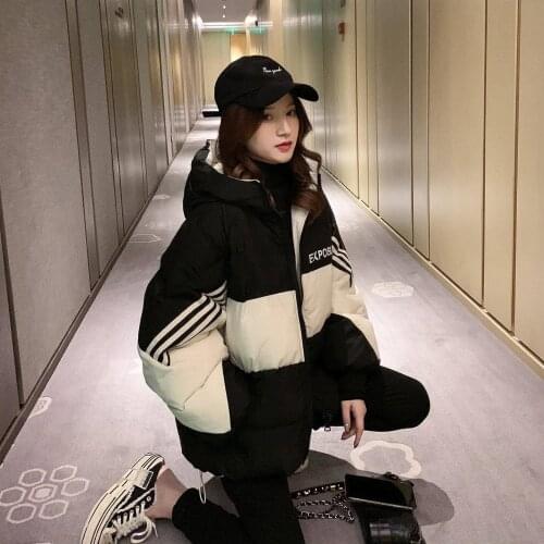 2020 Winter New Korean Style down Jacket Womens Short Coat Loose Thick Womens down Coat