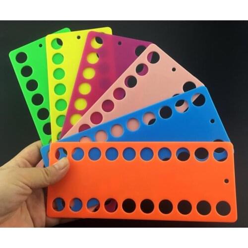 6pcs random color big hole thread pad plastic floss organizer plate sheet for cross x stitching sewing DIY tool craft needlework