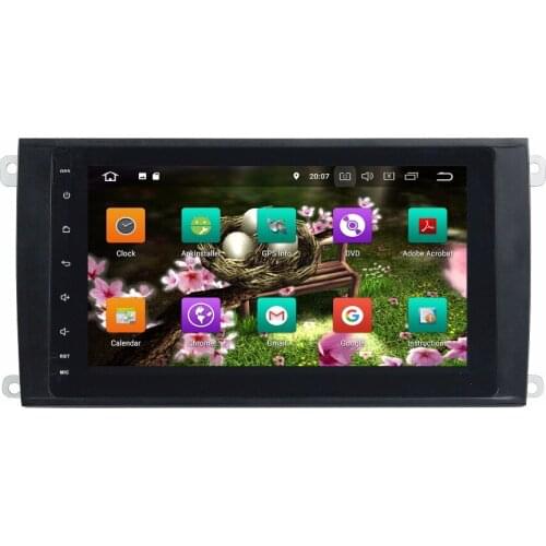 8" 2 Din 8 Core Android 9.0 Car Radio For Porsche Cayenne 2003-2010 Car Audio Stereo Car Multimedia Player 1024*600 DSP