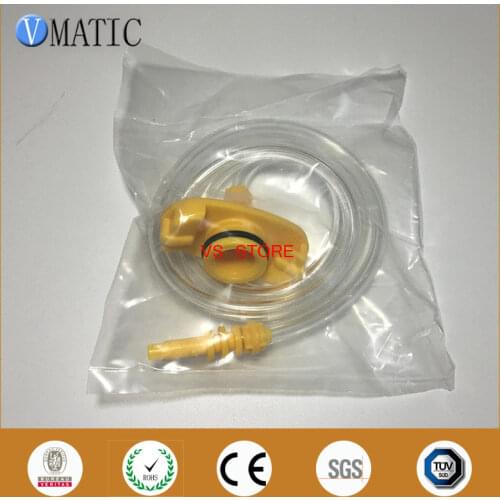 Free Shipping Glue Dispenser 55cc/ml Pneumatic Syringe Barrel Valve Adapter With Needles