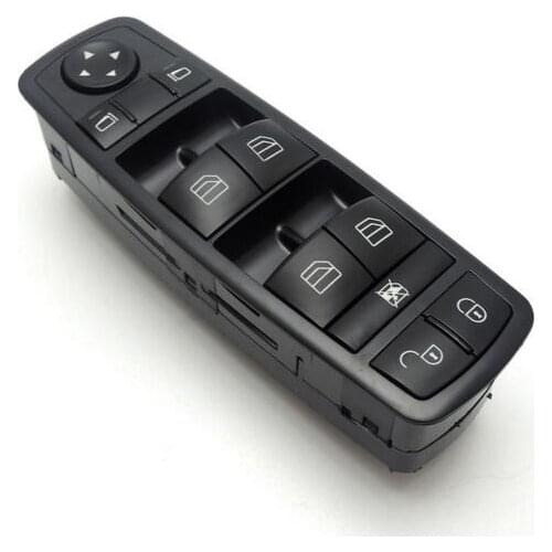 Black Window Mirror Switch Control Unit For Mercedes W169 W245 1698206610 2004-2012