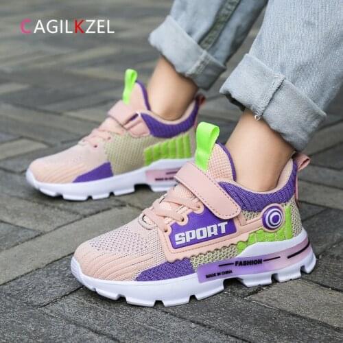 CAGILKZEL New Autumn Kids Shoes For Girl Breathable Comfortable Sports Running Children Shoes For Boys Sneakers Chaussure Enfant