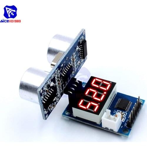 Diymore HC-SR04P/SR04 Ultrasonic Sensor HC-SR04 Measuring Distance Sensor LED Display Module for Arduino Robot