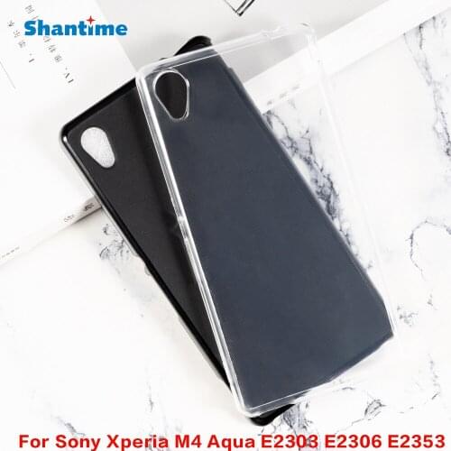 For Sony Xperia M4 Aqua E2303 E2306 E2353 Gel Pudding Silicone Phone Protective Back Shell For Sony Xperia M4 Aqua Soft TPU Case