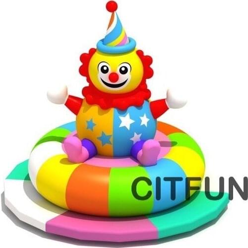 Electric rocking soft Happy Clown Indoor play equipment SD-002A