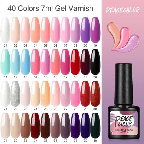 Gel Nail Polish 2PCS Nail Varnish Hybrid Manicure Gel Needed UV Led Semi Permanent Base Top Coat Nail Art Soak Off Color Gel