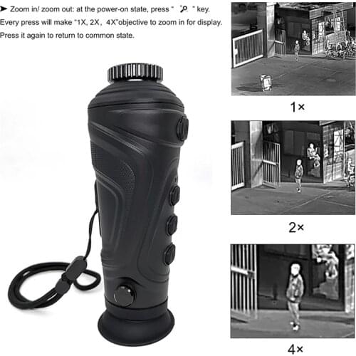 HT-A4 Digital 2X/4X/8X Zoom Infrared Imager 384*288 NETD Resolution for Hunting Night Vision