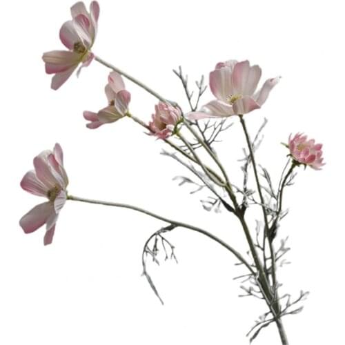 Artificial Flower Colorful Waterproof Realistic Silk Fabric Lightweight Durable Daisies Simulation Flowers Home Decoration