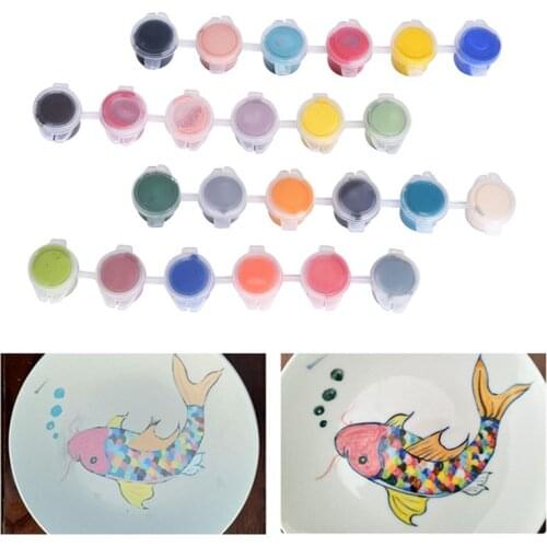 Ceramic Pigment 6-color Portable Set Art Underglaze Color Jingdezhen Ceramic Painted Pigment Medium Temperature Baking Color