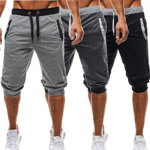 Men breeches sport casual tight harem soft 3/4 fashion new brand men sweatpants summer comfort short Wukong