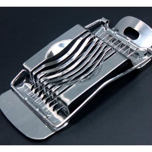 Stainless Steel Boiled Egg Slicer Section Cutter Mushroom Tomato Cutter Kitchen Novelty Tool