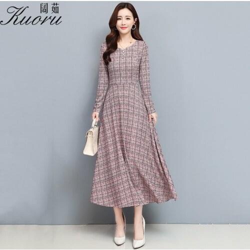 Autumn V Neck Vintage Midi Dress Women Red Long Sleeve Dresses For Party Grey Winter Maxi Lattice Evening Streetwear Vestidos