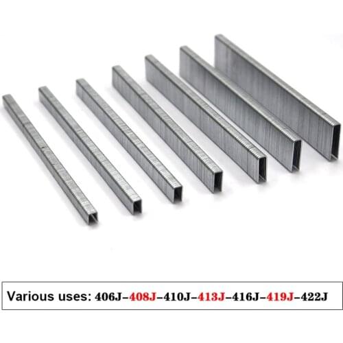 5000PCS Pneumatic Nail Guns Electric Coding Common 406J/408J/410J/413J/416J/419J/422J Nails Steel Nail 4mm DIY Woodworking Tool