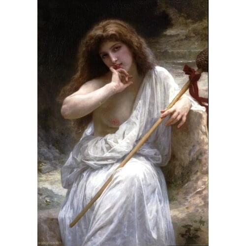 Handmade Oil painting reproduction Mailice by William Bouguereau