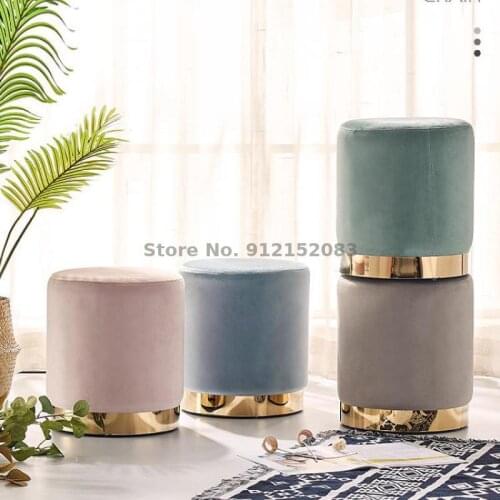 Nordic simple light luxury bedroom light luxury makeup stool princess dressing table stool makeup chair net red ins dressing sto