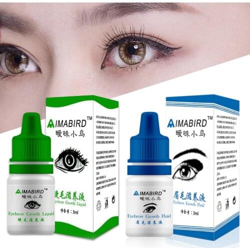 10ml Eyelash Growth Enhancer Natural Eyelashes Longer Fuller Thicker Eye Lashes Serum Mascara Lengthening Eyebrow Beard Growth