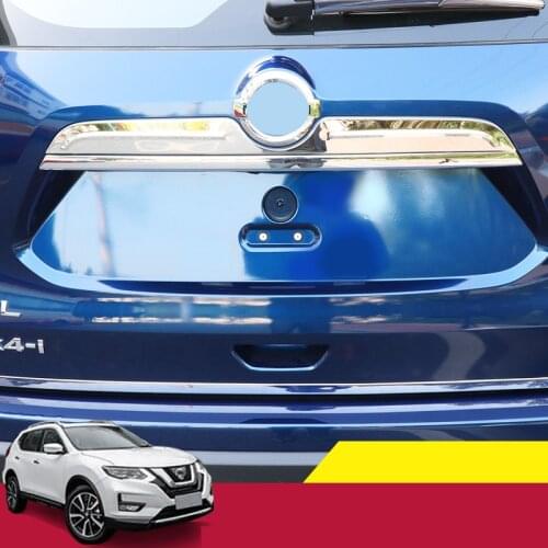 For Nissan X-trail X trail T32 2014-2019 Trunk Rear Protector Trim Cover Rear Bumper Protector Sill Car Tail Door Trim dedicated