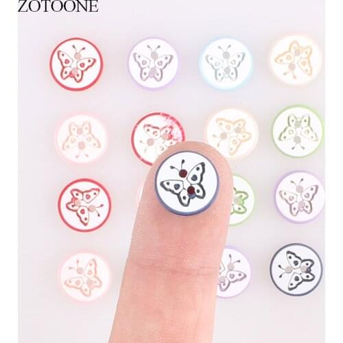 ZOTOONE Handmade Plastic Buttons For Clothing Scrapbook Snape Button Crafts Scrapbooking Accessories Sewing Supplies 50Pcs