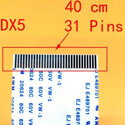 2pcs 31pin Dx5 Head Cable F186000 DX5 Head Flex Data Cable Human Skycolor Xuli Mimaki Roland Printer