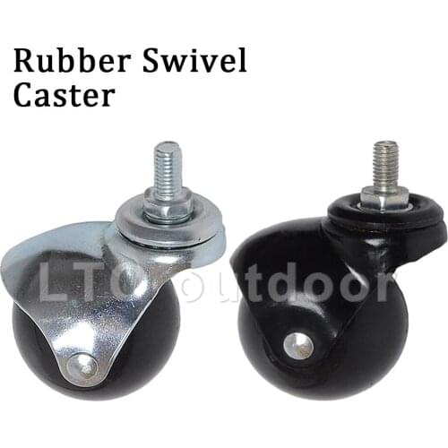 1/2/4pcs Strong Bearing Capacity Wheels Caster Rubber Swivel Casters for Office Chair Sofa Platform