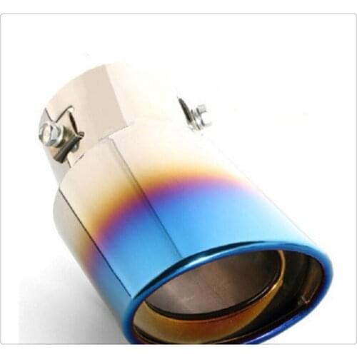 Auto parts tail throat exhaust pipe decoration modified muffler for Peugeot 308 508 2008 3008 4008 6008 301 206 307 406 407 207