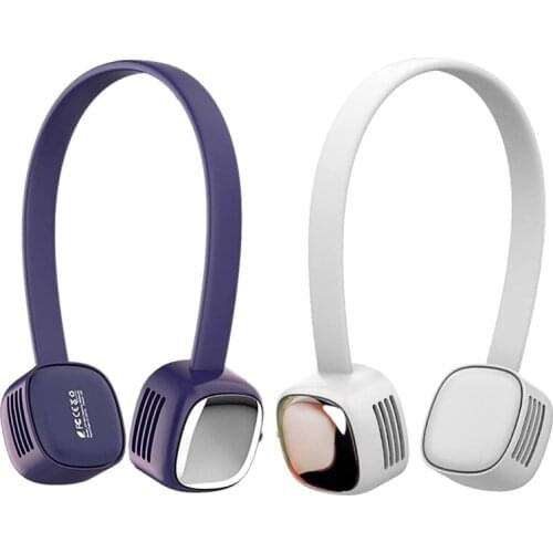 Portable Fan Rechargeable Neck Hanging Fan USB Fan Wireless Suitable For Travel Office Home Outdoor Sports