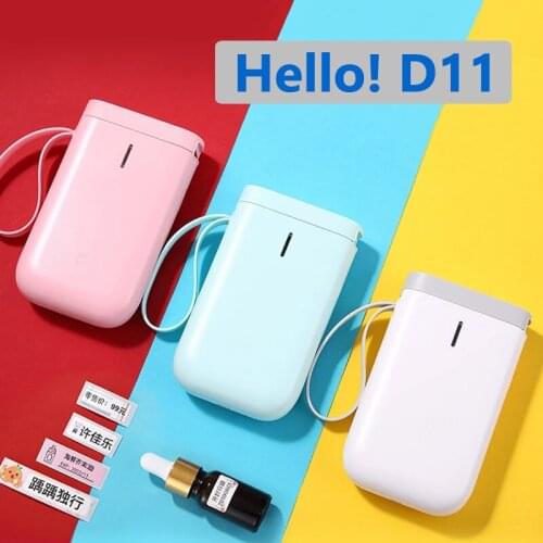 Wireless BT Home Use 15MM Label Printer Portable Free App Sticker Maker Pocket D11 Label Thermal Sticker Printer