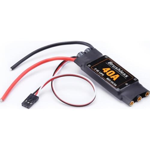 XXD 40A 5V/3A BEC 2-4S Brushless ESC Electronic Speed Controller for RC Drone Airplane Helicopter Multicopter QAV250