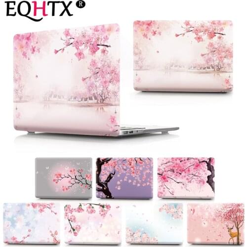 Laptop Case For Apple Macbook Air Pro Retina 11 12 13 15 16 inch Cover 2020 Touch Bar ID Air Pro 13 15 inch Flower Painted Case