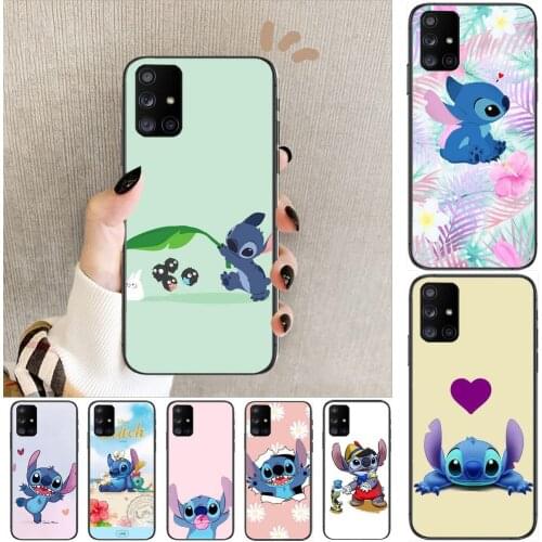 Turo Stitch Jumba Phone Case Hull For Samsung Galaxy A50 A51 A20 A71 A70 A40 A30 A31 A80 E 5G S Black Shell Art Cell Cove