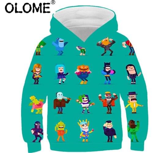 Bowmsters 2021 Kids Hoodies Children Sweatshirt Spain Teenager Streetwear OLOME 0-12 Years Clothing Chic Girls and Boys Hoodies