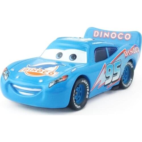 Disney Pixar Cars Blue Dream Dinoco Lightning Mcqueen Dinosaur Diecast Metal Alloy Mode Cars 1:55 Toy Collection Kids Best Gift