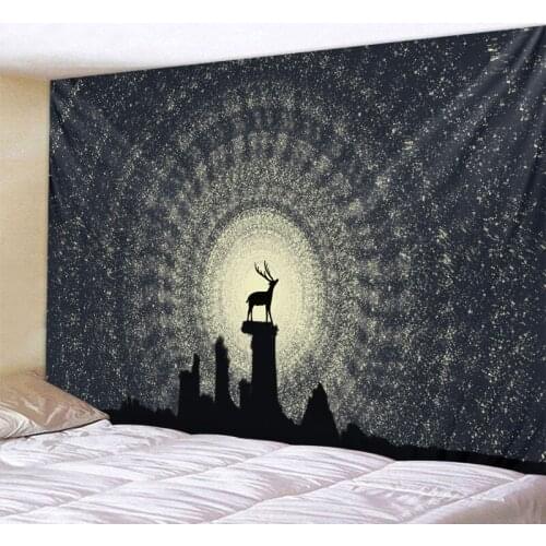 Home Furnishing Bohemian Mandala Tapestry Wall Hanging Sandy Beach Picnic Throw Rug Blanket Camping Tent Travel Sleeping Pad